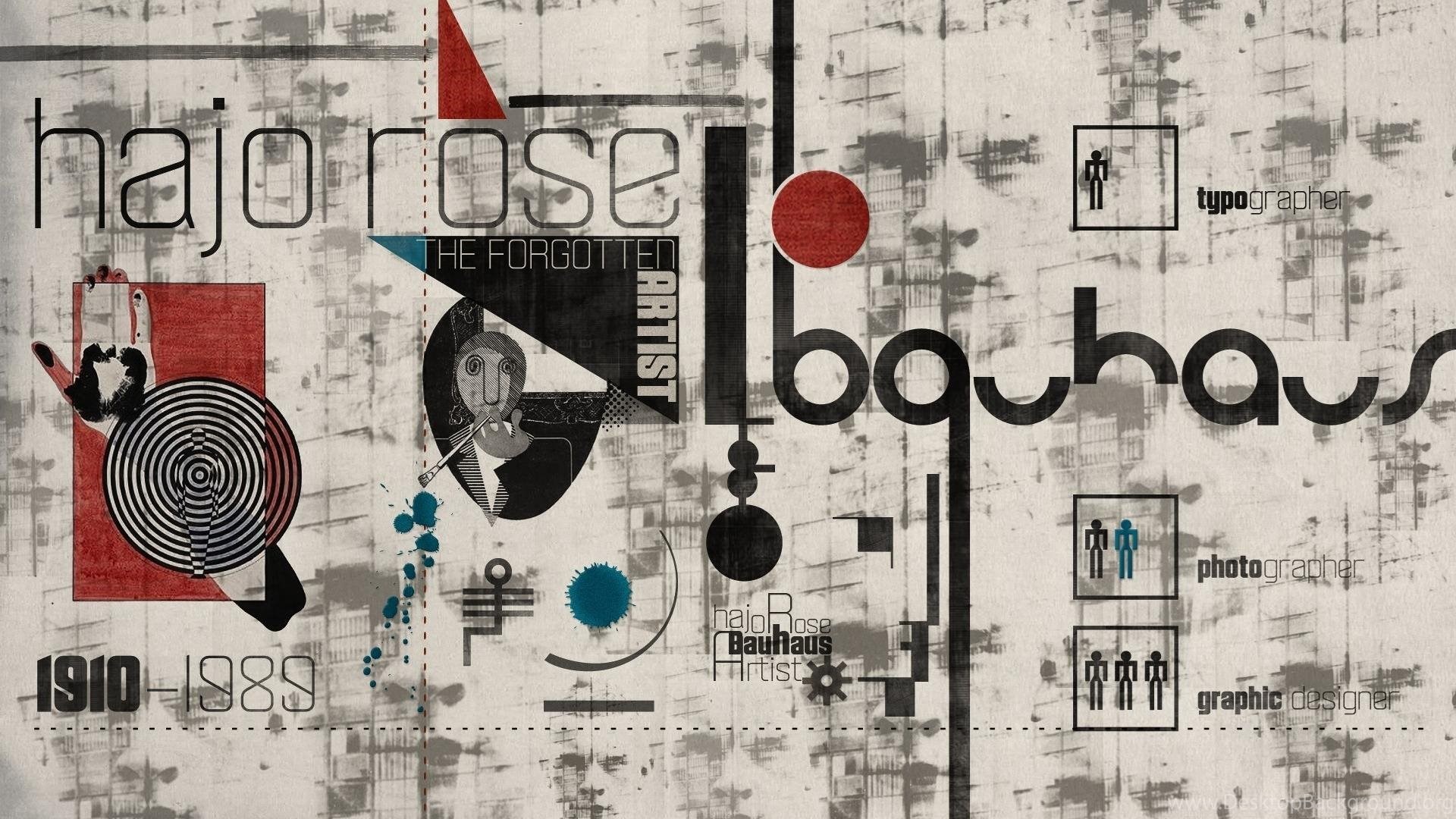 design typography bauhaus artwork