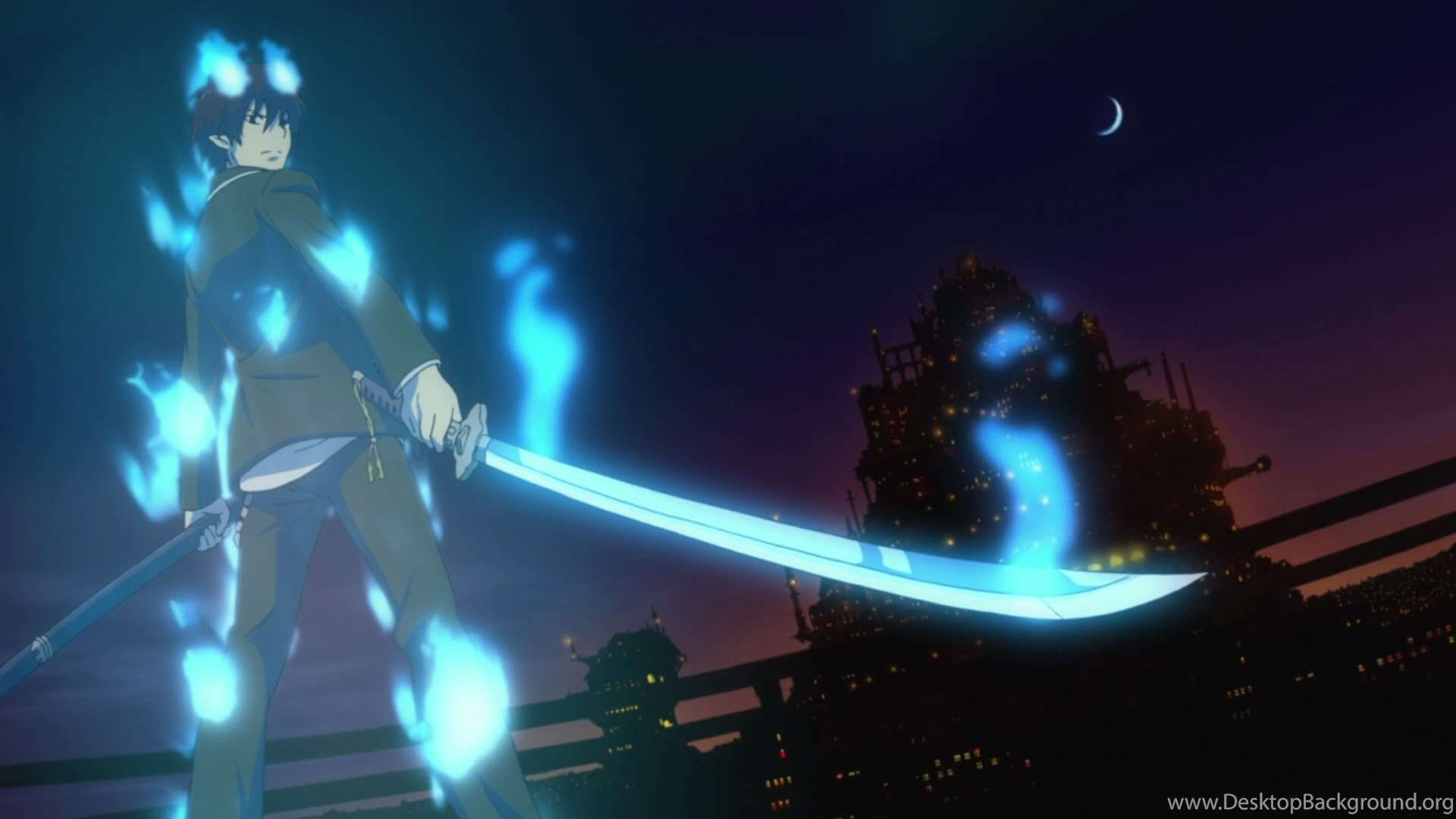 Wallpapers Ao No Exorcist Hd Imagenes Fotos P Blue 1920x1080
