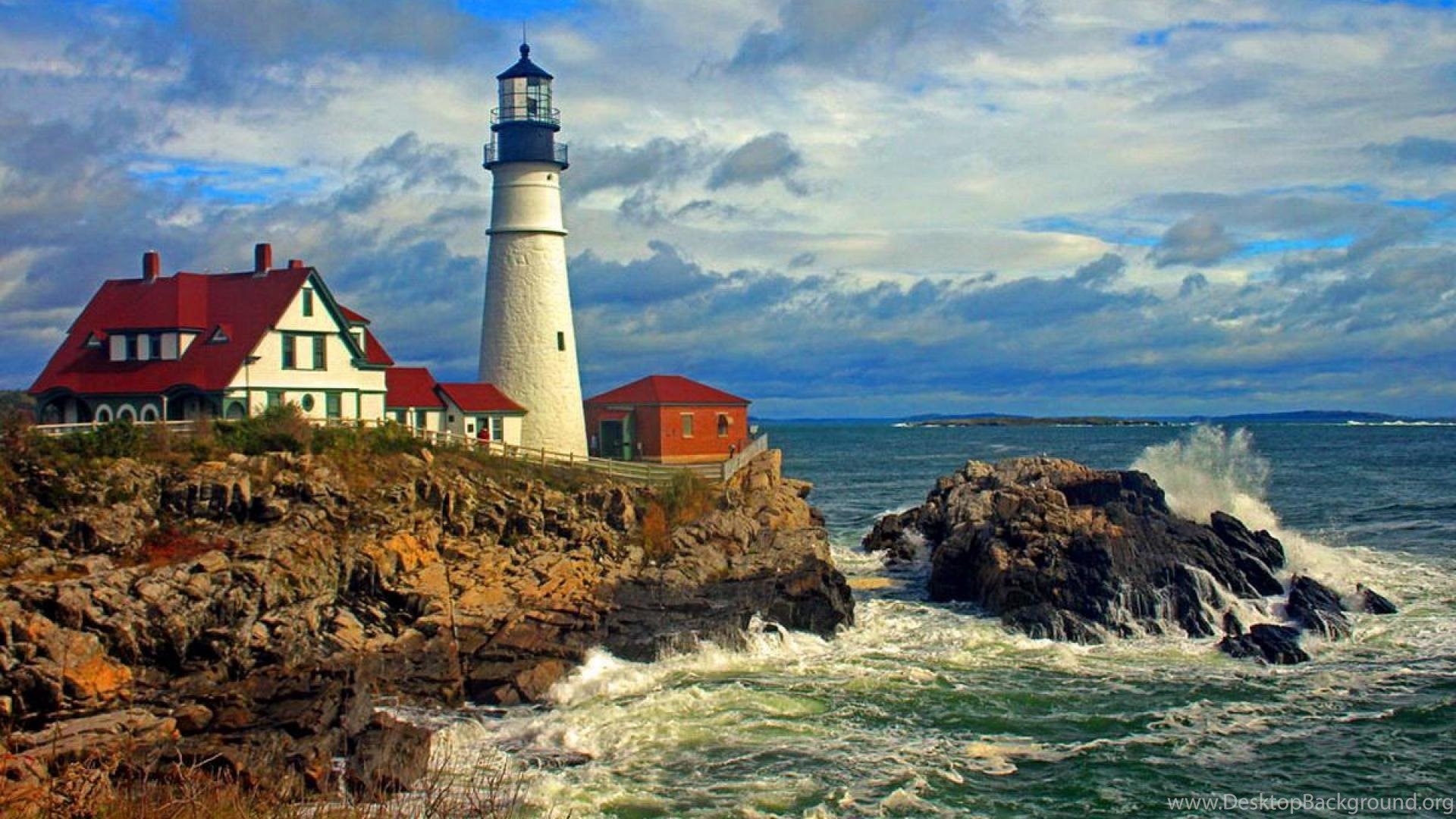 New England Lighthouse Wallpapers ...