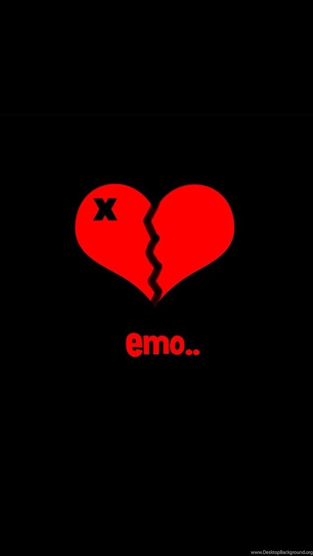 Red Broken Heart Wallpapers Free iPhone Wallpapers Desktop Background