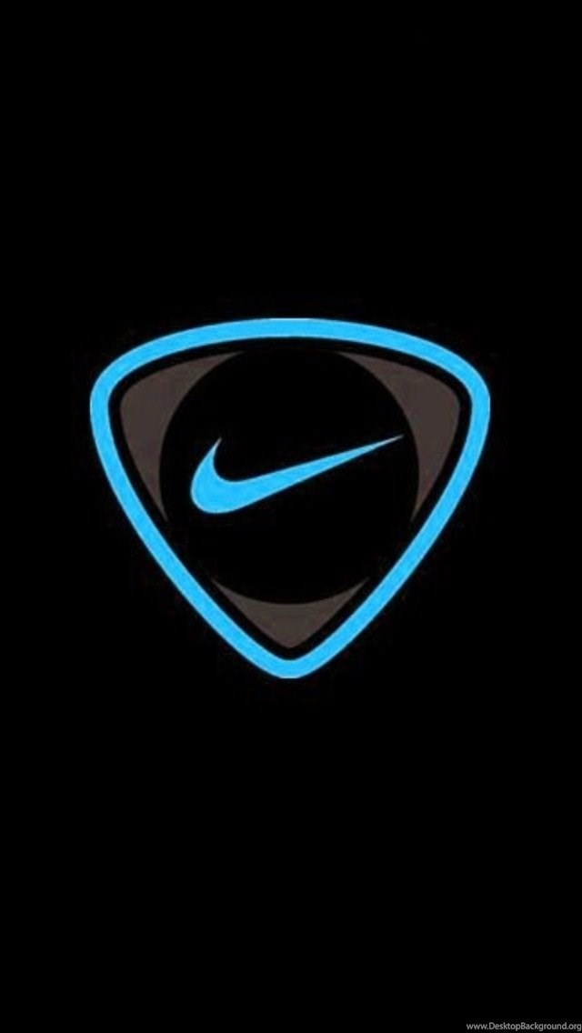 Blue Nike Desktop Background