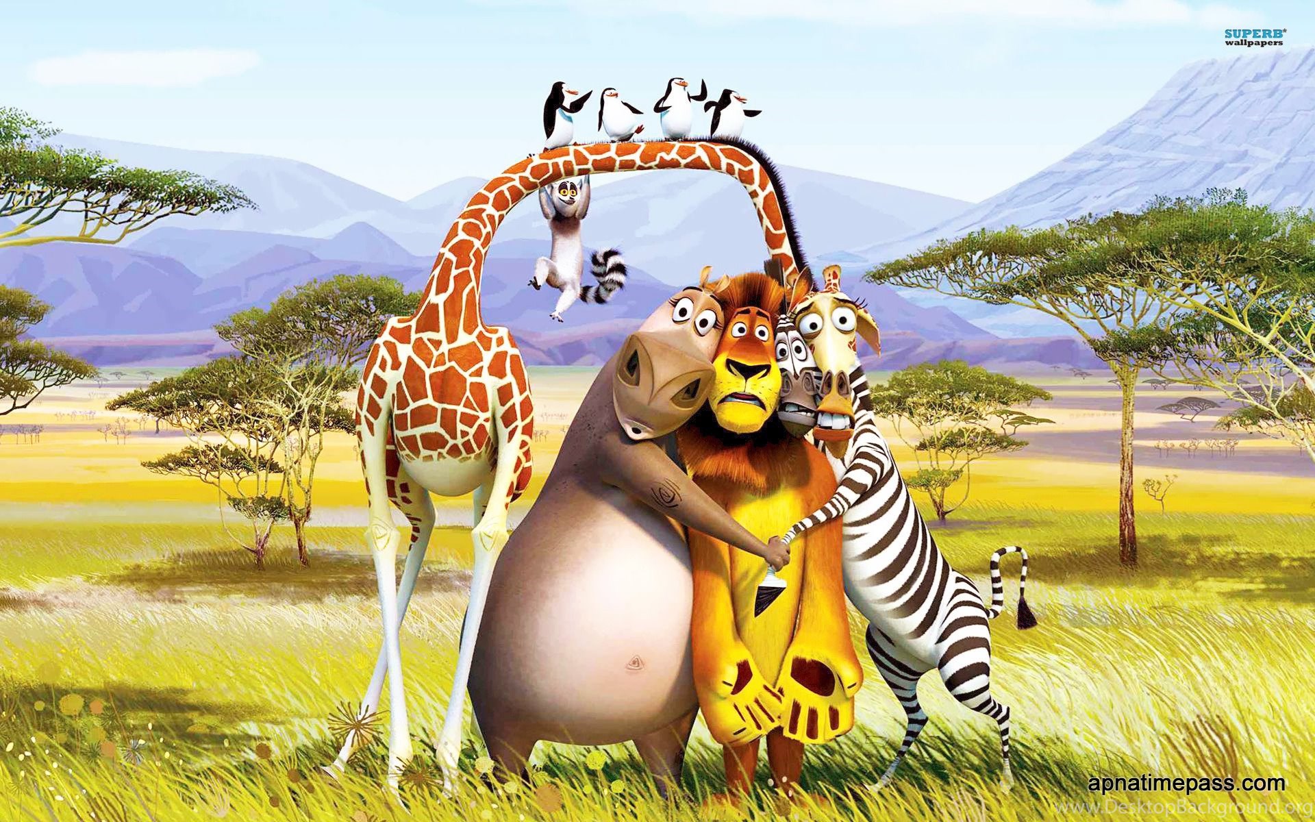 Madagascar Movie Wallpapers Wallpapers Zone Desktop Background Images, Photos, Reviews