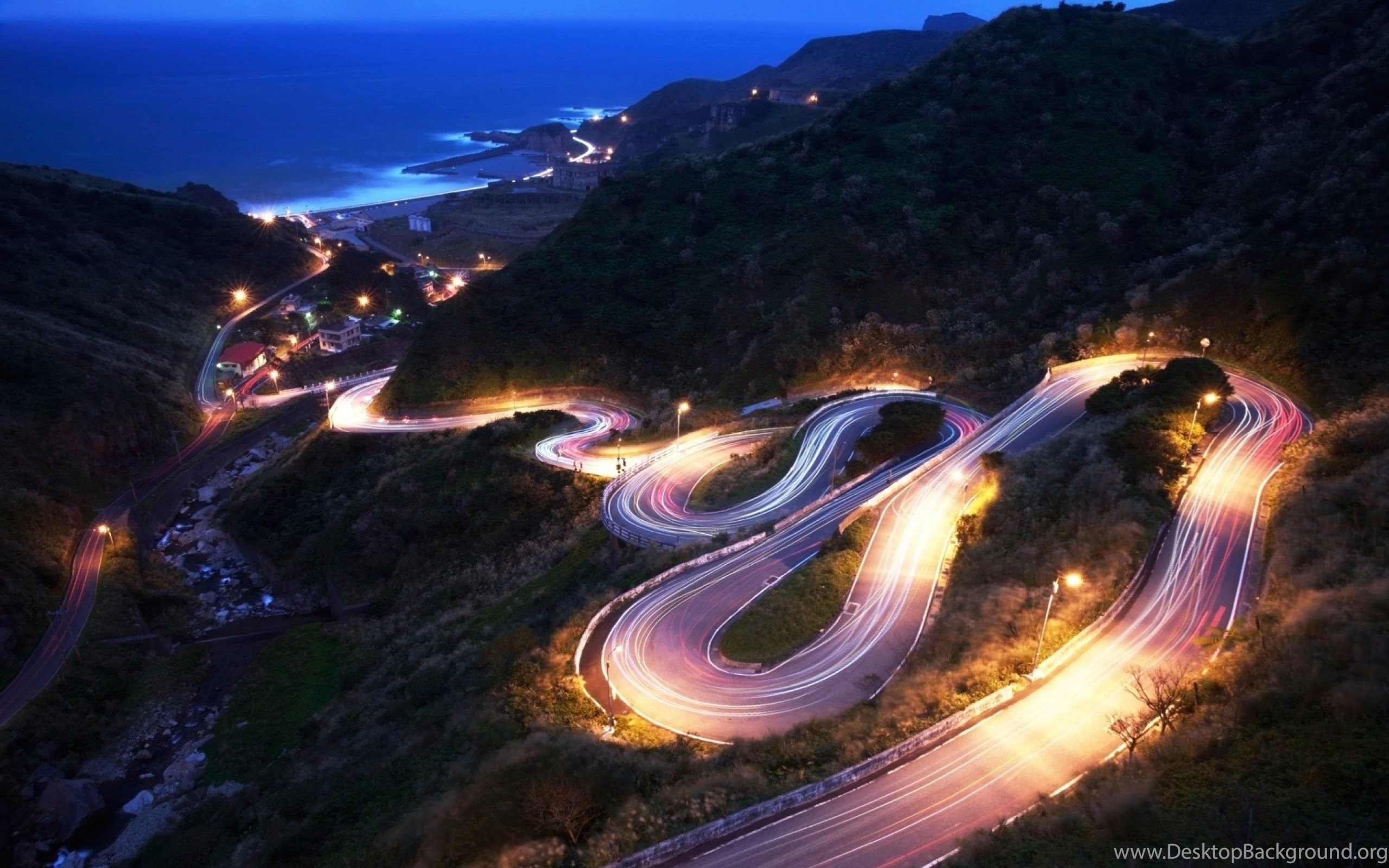 Mountain Road Hd Wallpapers Desktop Background
