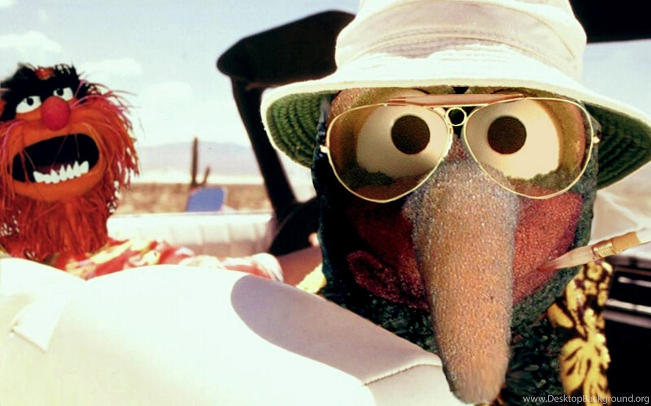 Fear And Loathing In Las Vegas Gonzo Hunter S Thompson The Muppet Desktop Background Fear And Loathing In Las Vegas Gonzo Hunter S Thompson The Muppet Desktop Background