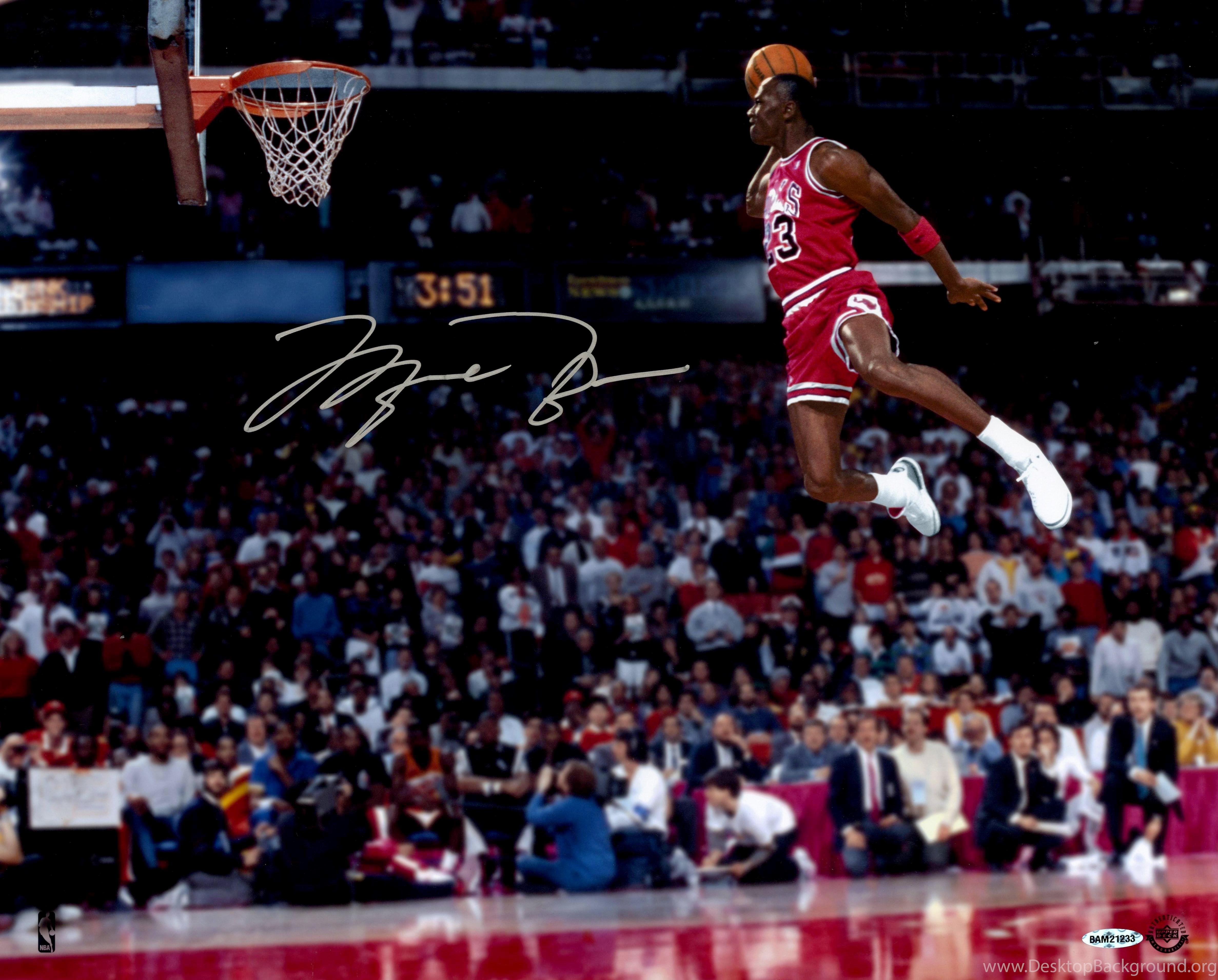 Michael Jordan Great Dunk Wallpapers Desktop Background