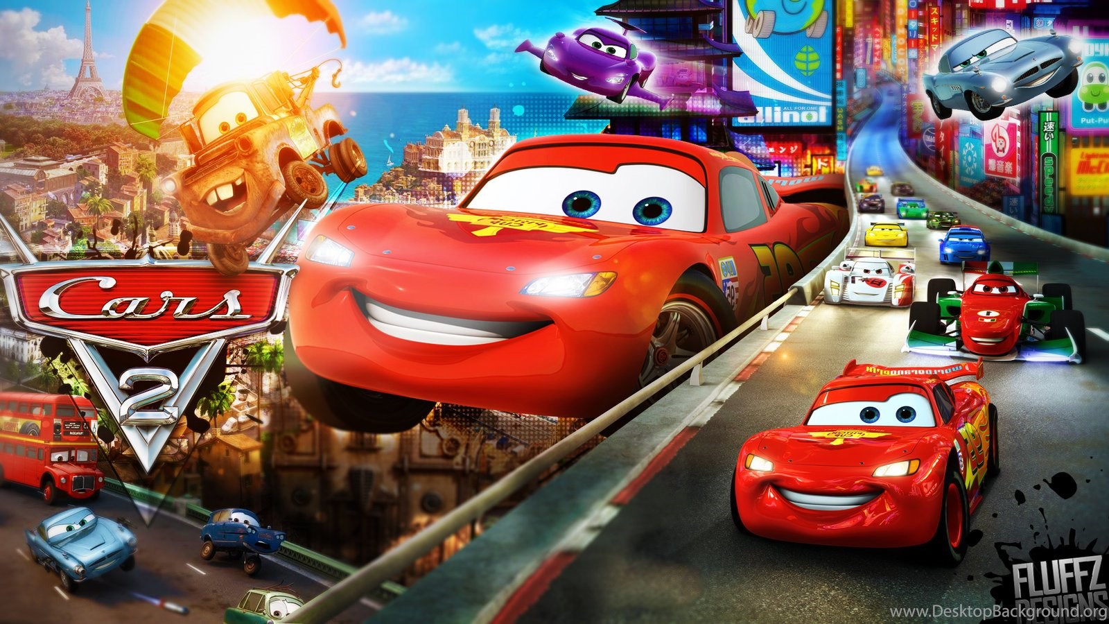 Cars Disney 3d Movie Wallpapers Desktop Background