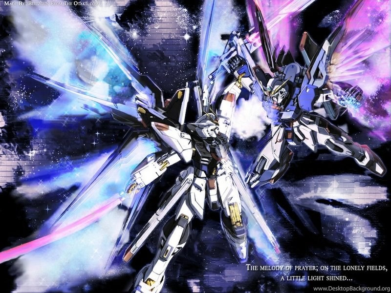 Gundam Seed Destiny Freedom Gundam Vs Destiny Gundam Here Another Desktop Background