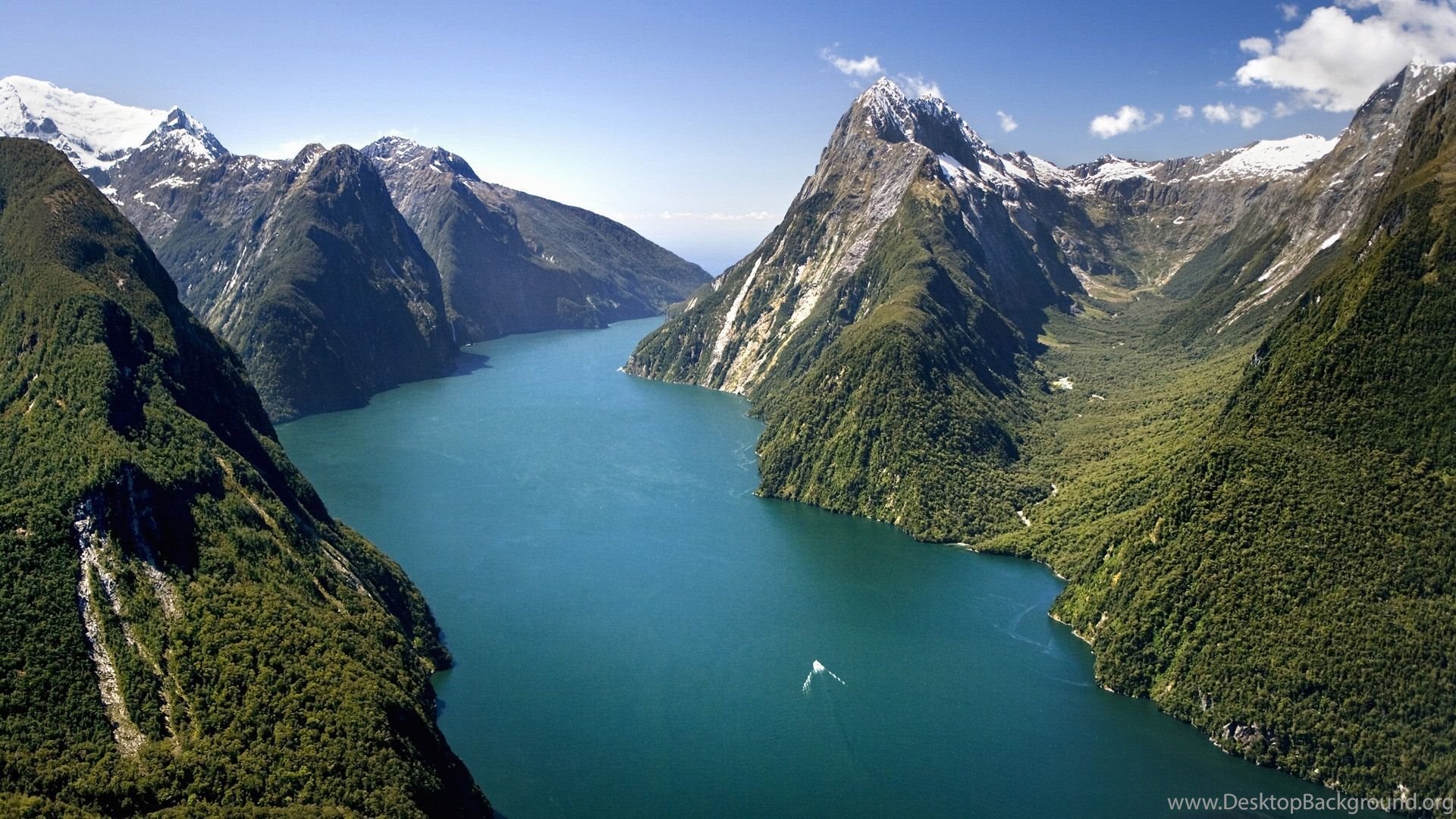 Milford Sound, Fjord, New Zealand, Nature, 1920x1080 HD ...