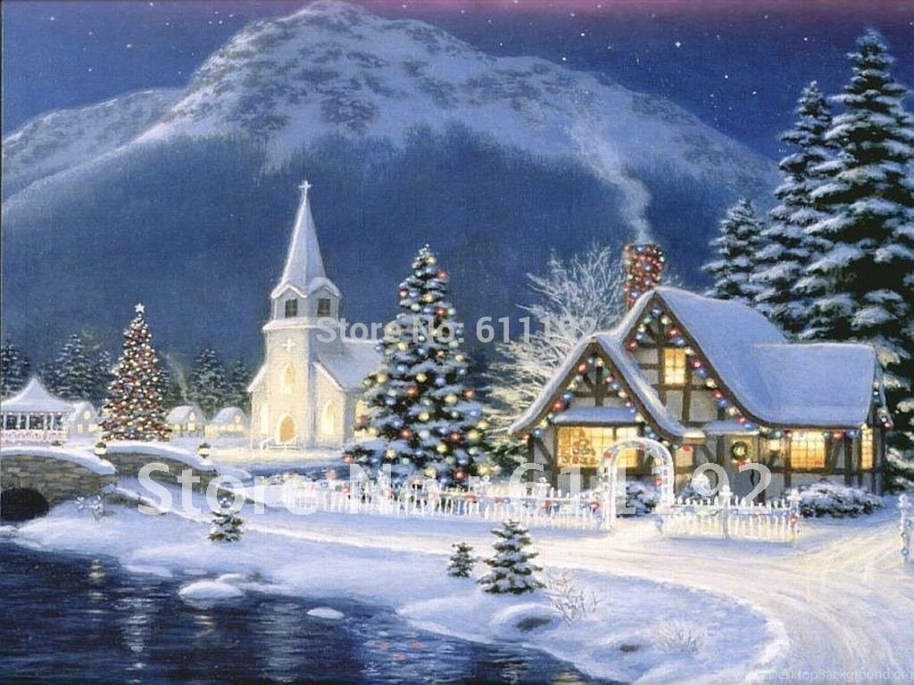 Thomas Kinkade Christmas Village