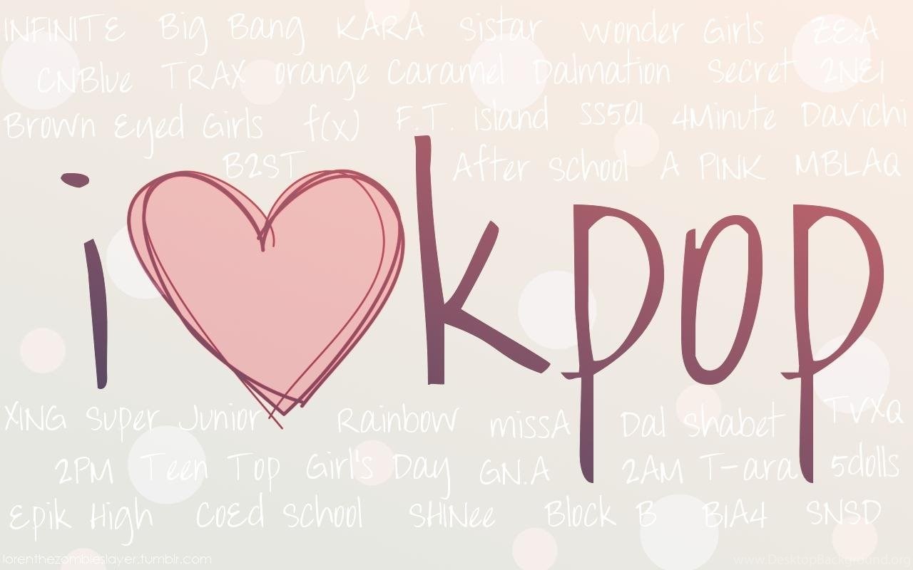 I LOVE KPOP WALLPAPER