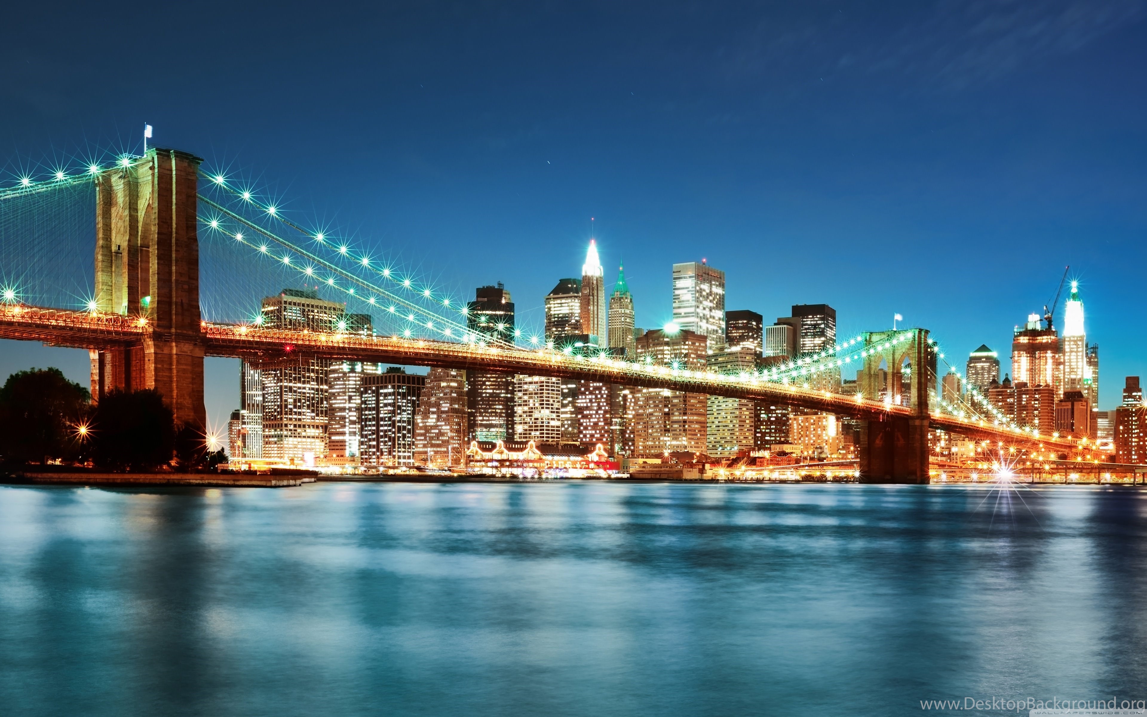New New York City At Night Wallpapers Hd Desktop Background