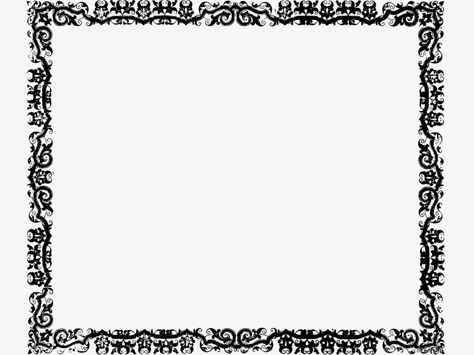 photo White Background With Border For Ppt border and frame ppt backgrounds