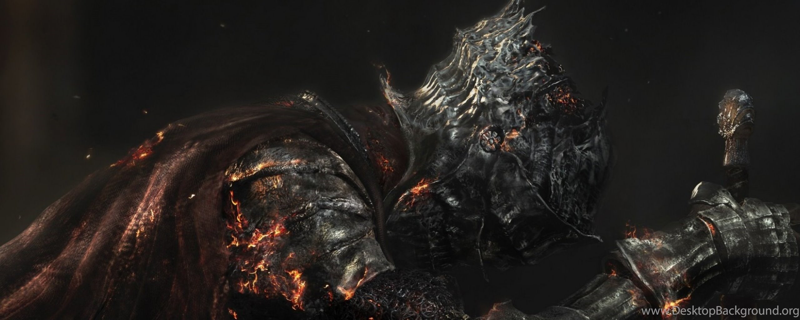 Download Wallpapers 2560x1024 Dark Souls 3 Dark Souls Iii Armor Desktop Background