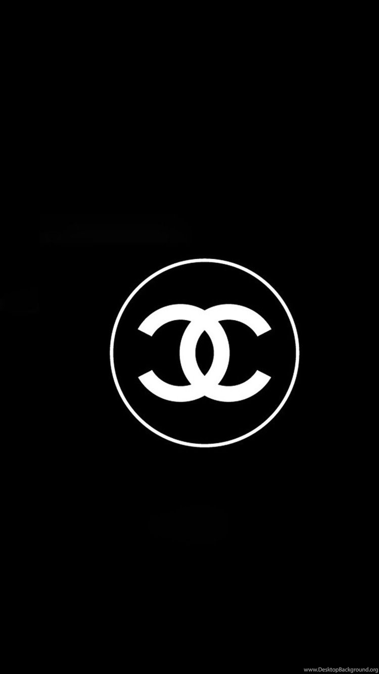 Black Chanel Logo Iphone 6 Wallpapers Iphone 6 Backgrounds And Themes Desktop Background