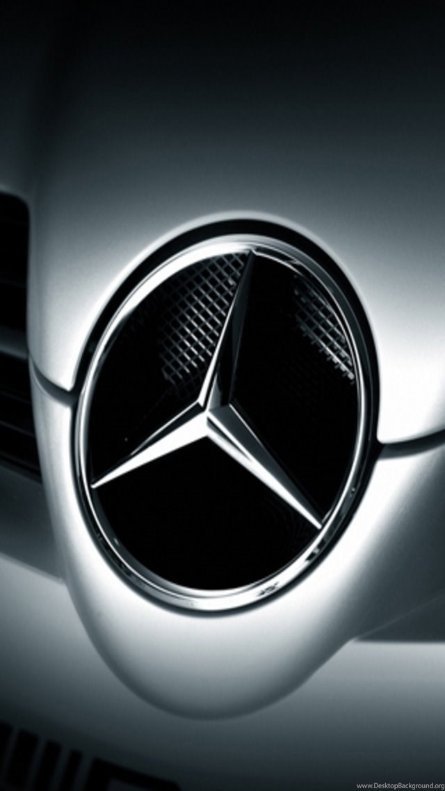Mercedes Benz Logo Iphone 5 Wallpapers Desktop Background