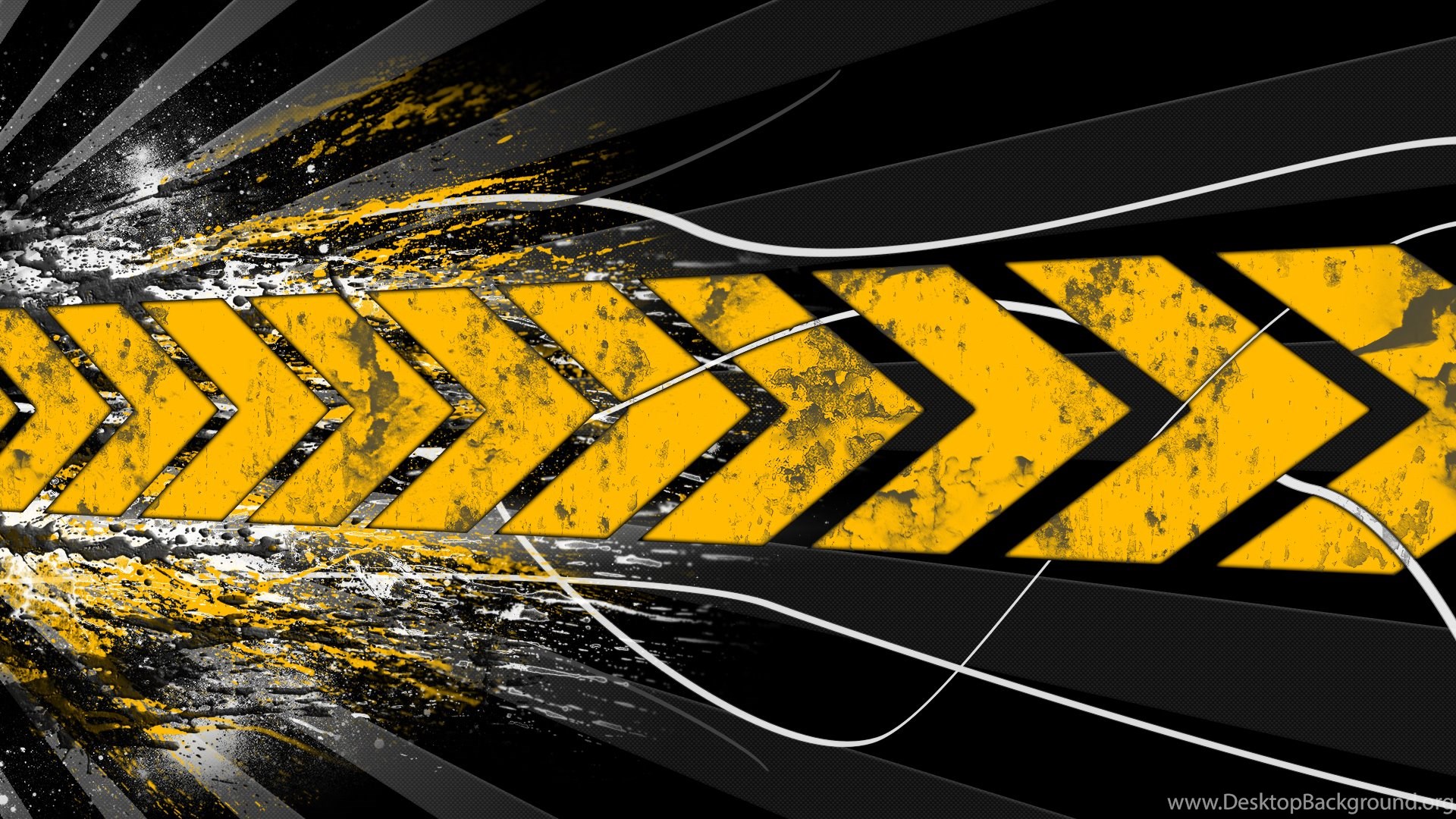 Black And Yellow Abstract Backgrounds ImgMob Desktop Background