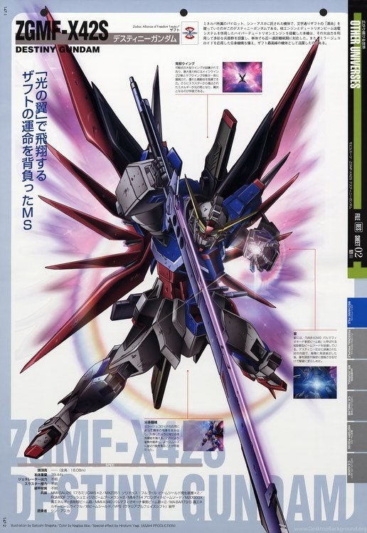 Mobile Suit Gundam Seed Destiny Destiny Gundam Wallpapers Desktop Background