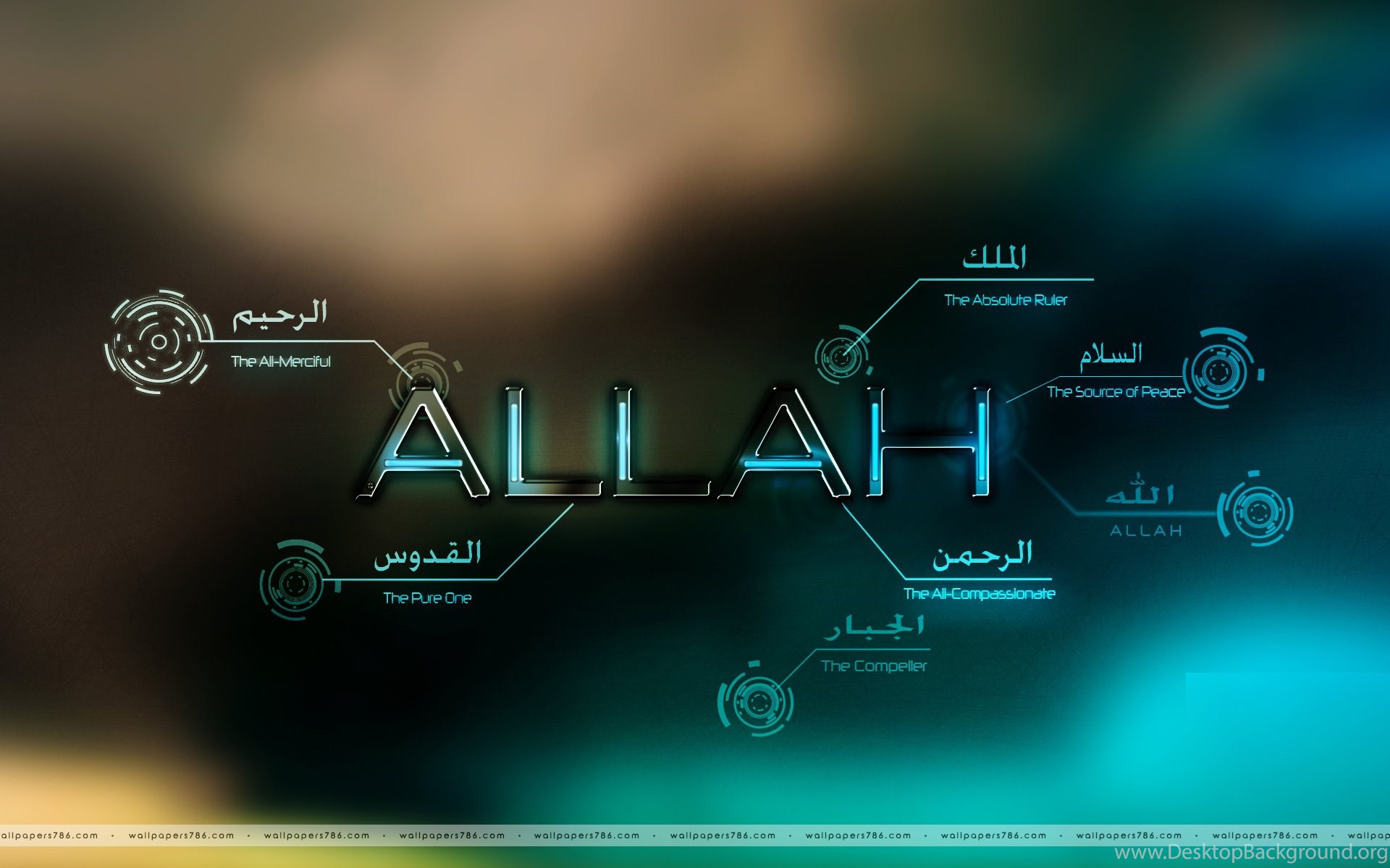 Allah Name Wallpapers  HD  Free Download Islamic  Wallpapers  