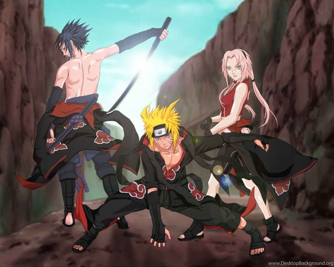Naruto Akatsuki Team Wallpapers Desktop Background
