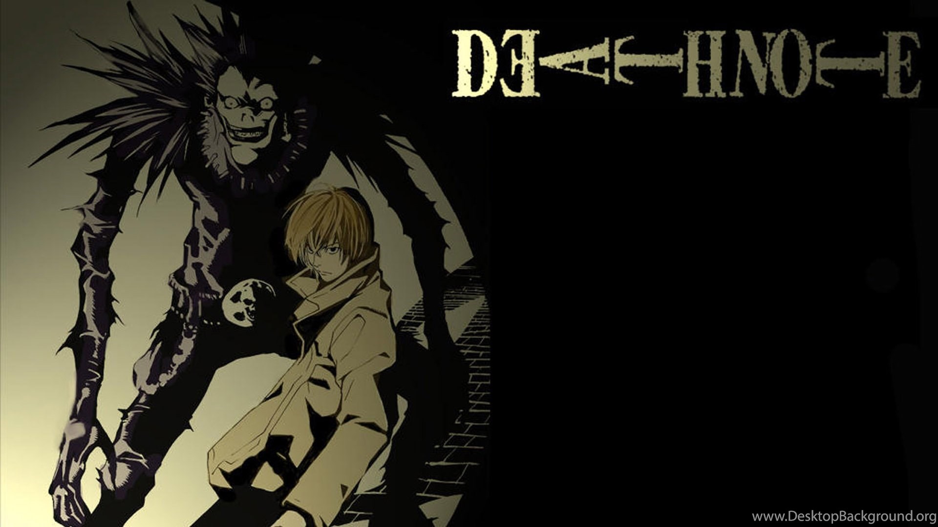 Wallpapers Ryuk Death Note Kira Logo 2560x1600 Desktop Background