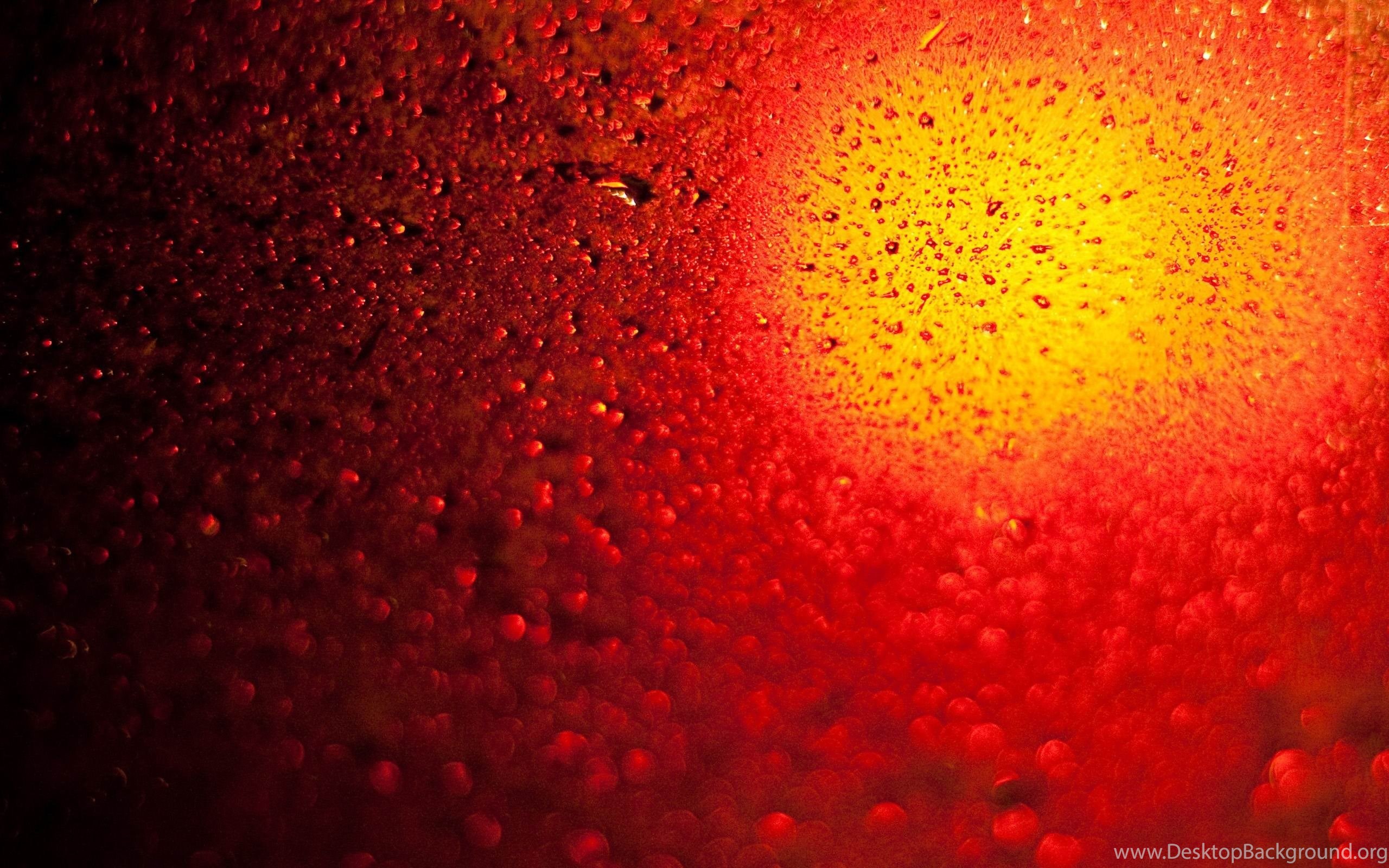 Red Water Drops Water Theme Desktop Wallpapers 2560x1600 Desktop Background