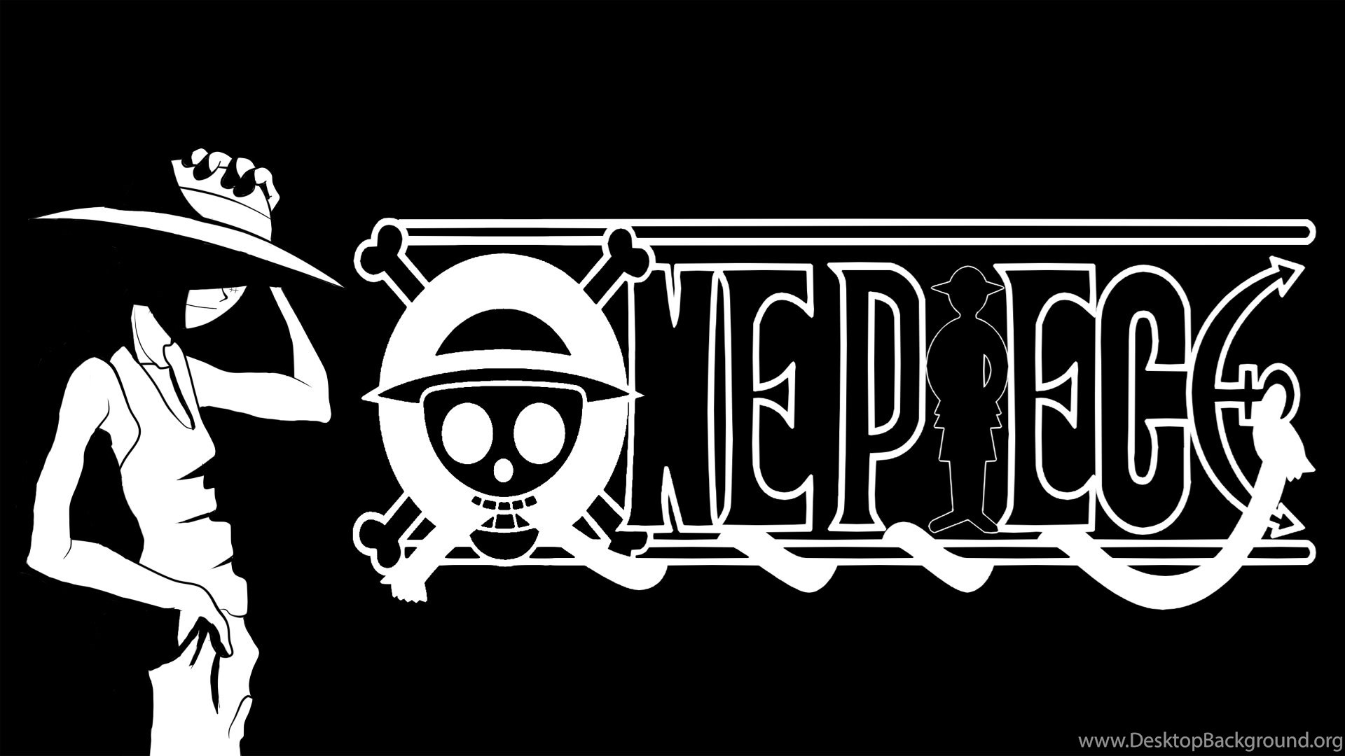 One Piece Logo Desktop Background