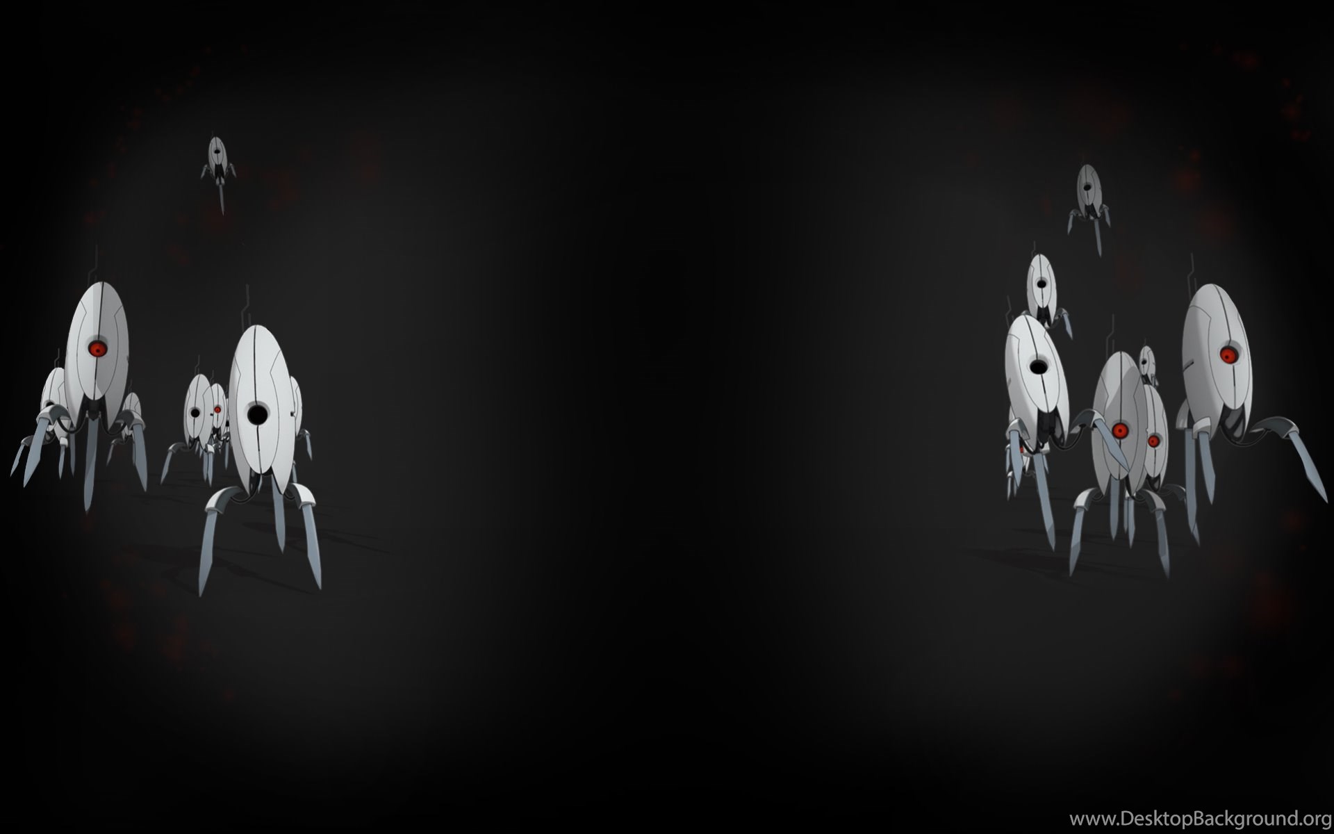 Image Portal 2 Backgrounds Turrets Jpg Steam Trading Cards Wiki Desktop Background