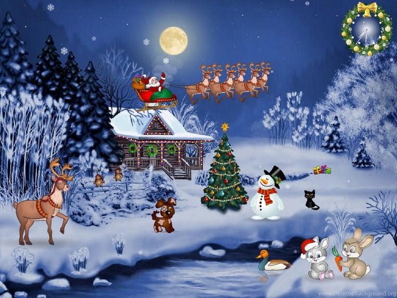 2015 Free Animated Christmas Screensavers Wallpapers, Images