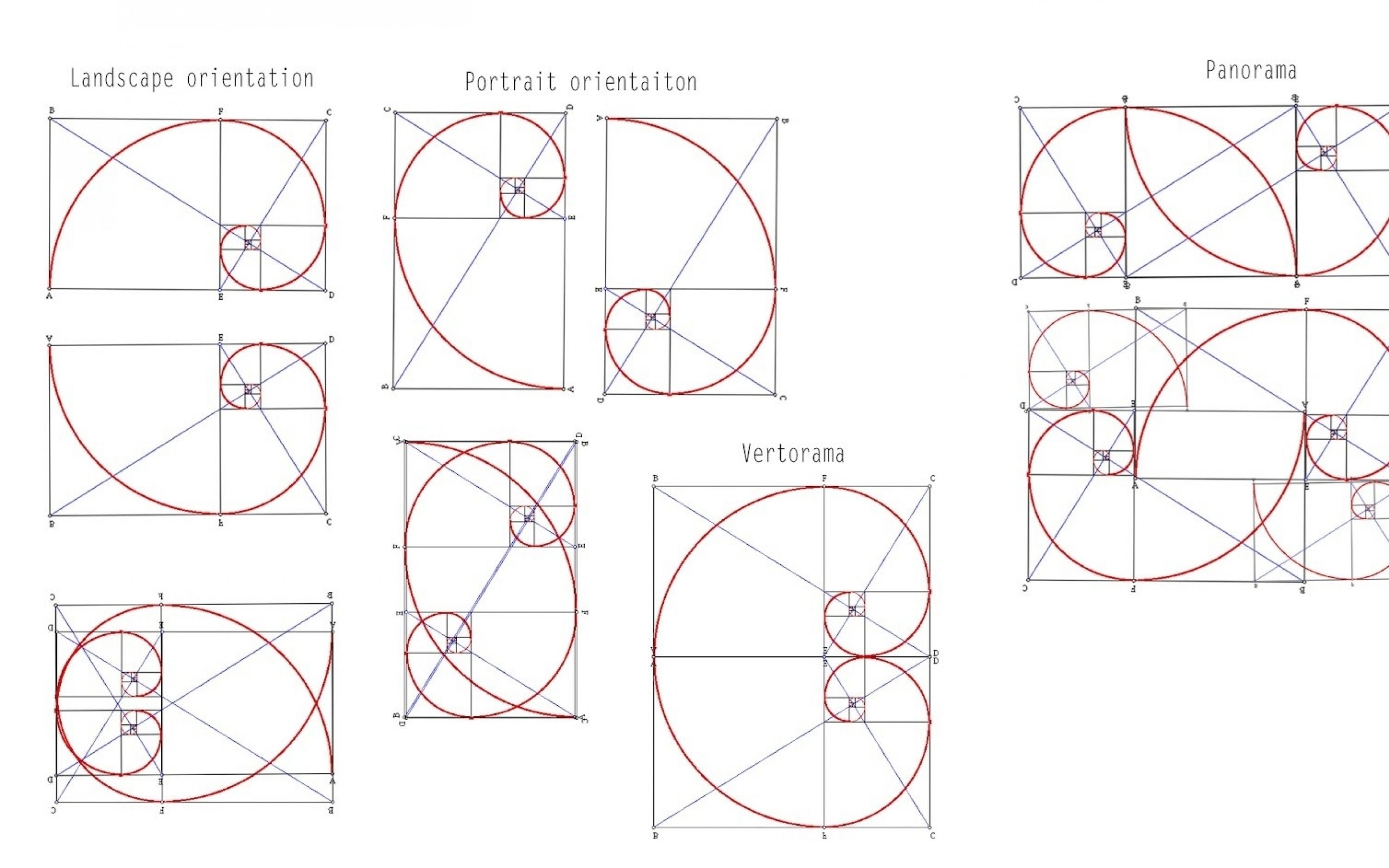 Download Wallpapers Download 2560x1600 Golden Ratio Fibonacci Desktop Background