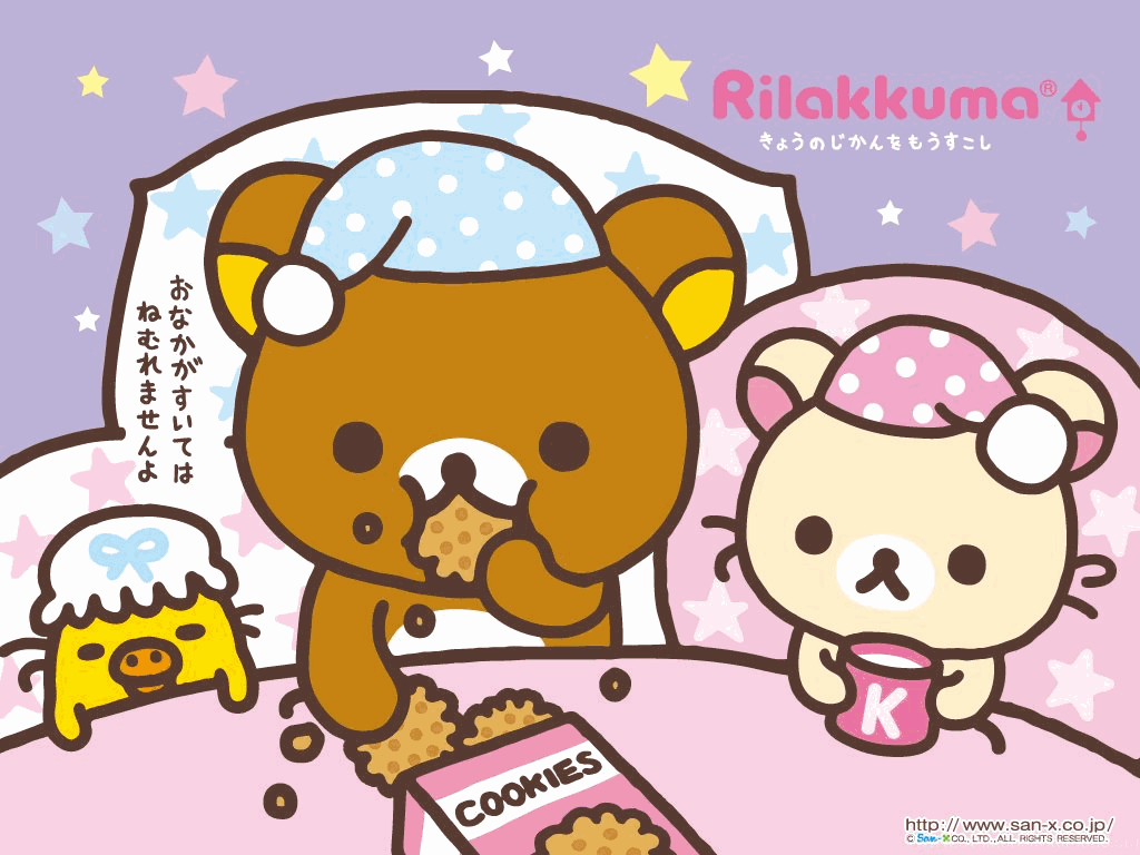 Image Rilakkuma Wallpaper Kawaii 1024 768 Gif Club Desktop Background