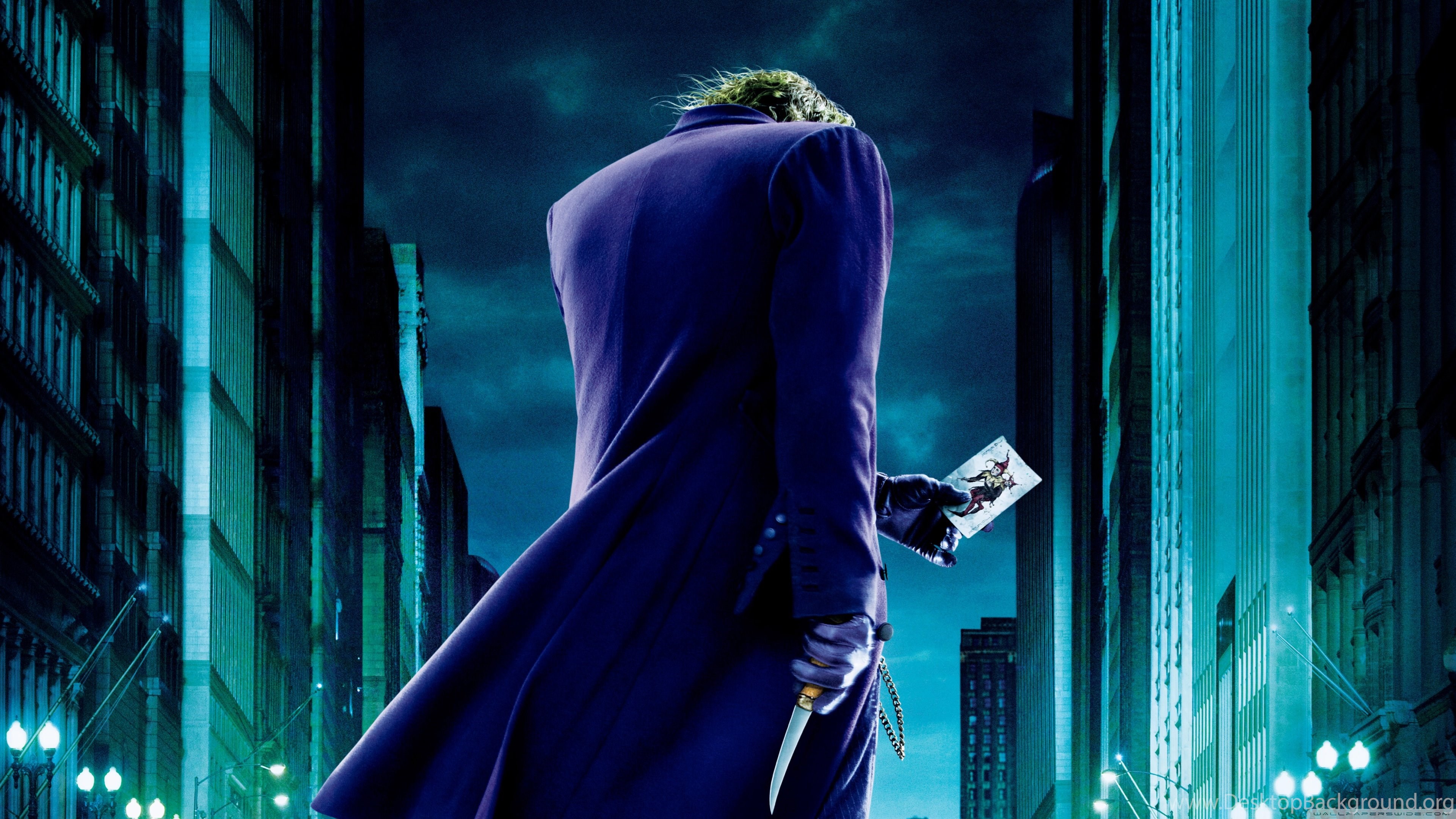 The Joker The Dark Knight Hd Desktop Wallpapers High Definition