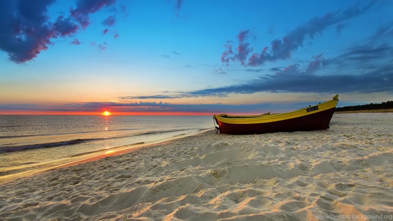 Sunset Beach Laptops Wallpapers Desktop Background