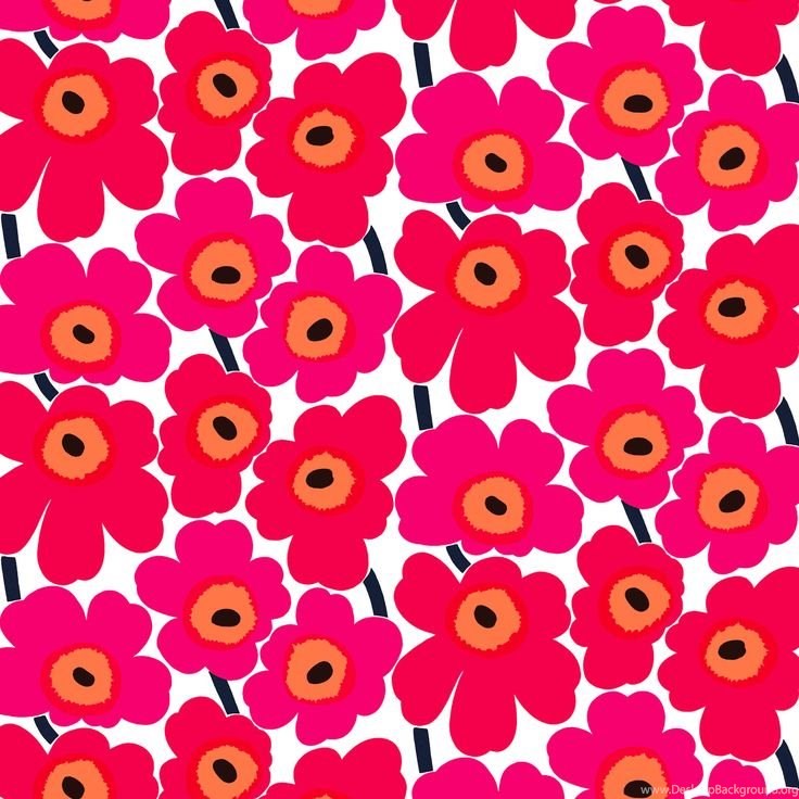 Marimekko Unikko Hq Wallpapers マリメッコ Android Ipad用壁紙 Desktop Background