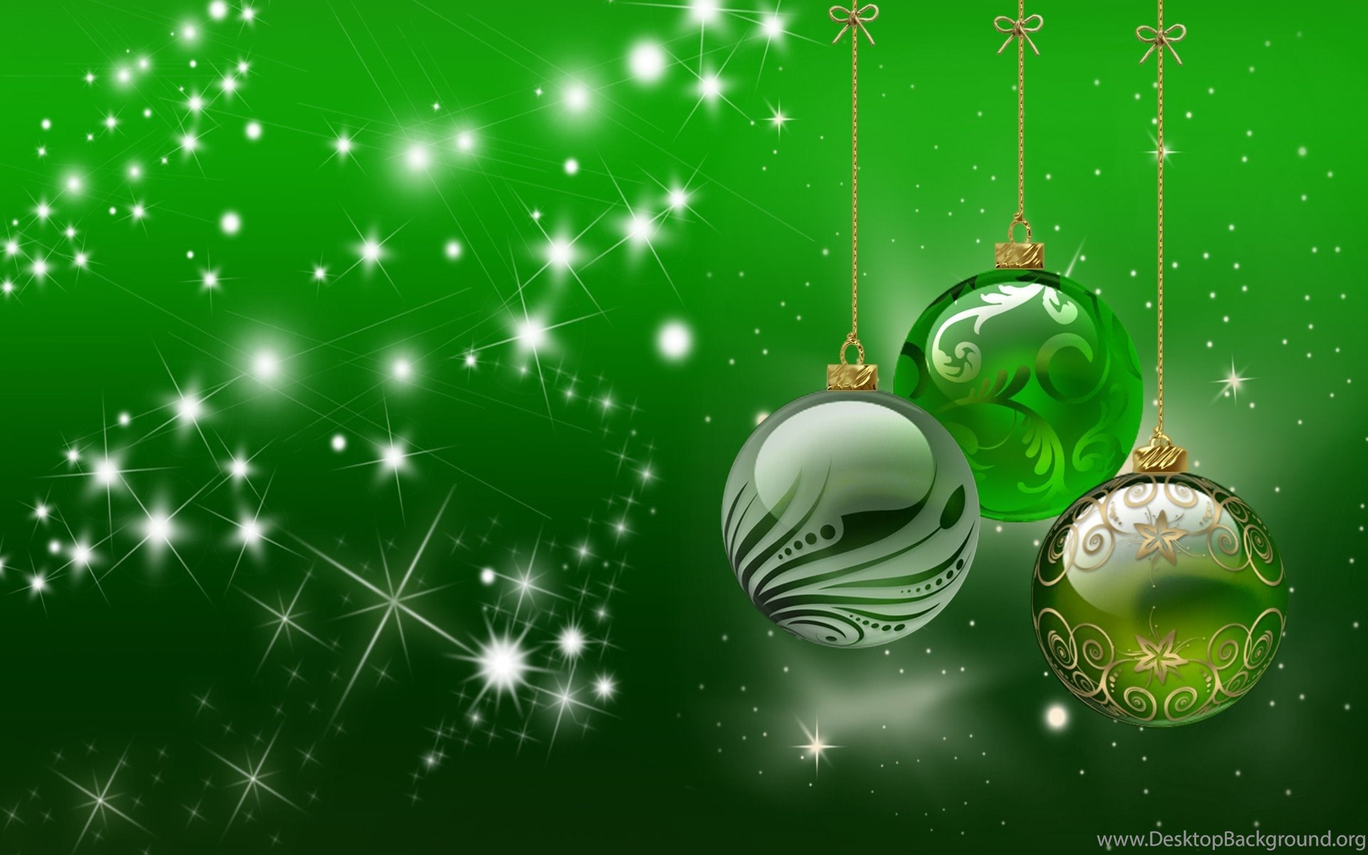 Green Christmas Backgrounds Wallpaper Desktop Background