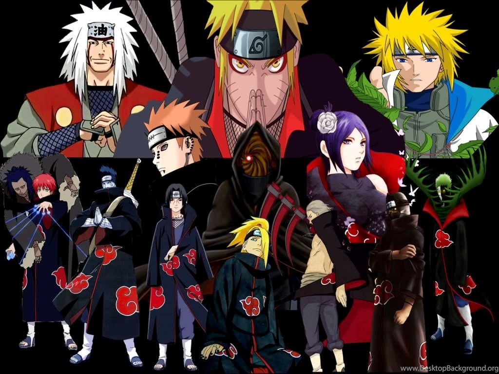 Akatsuki And Jiraya Team Naruto Shippuden 2015 Wallpapers Hd Desktop Background