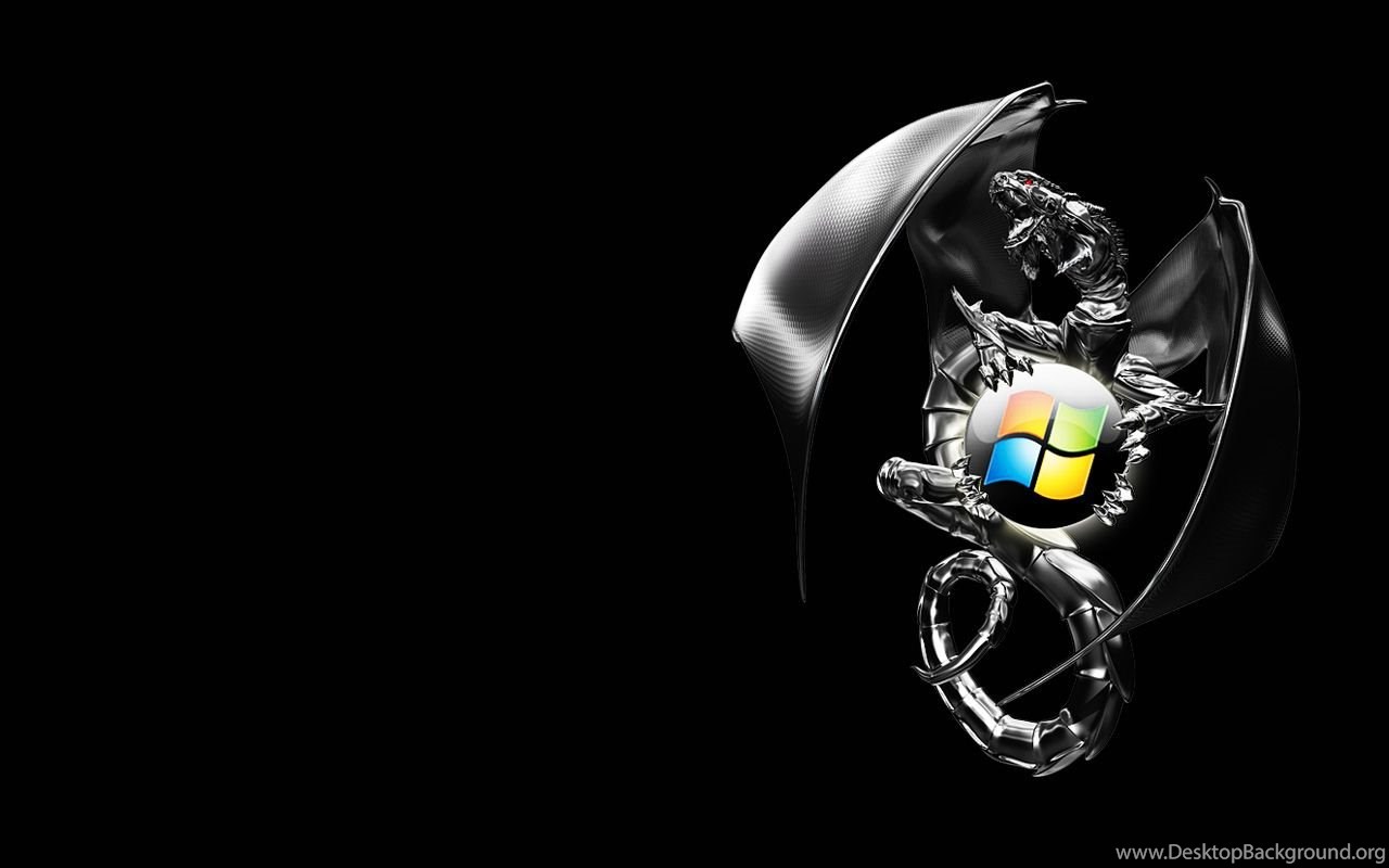 Black Windows 7 Ultimate Wallpaper