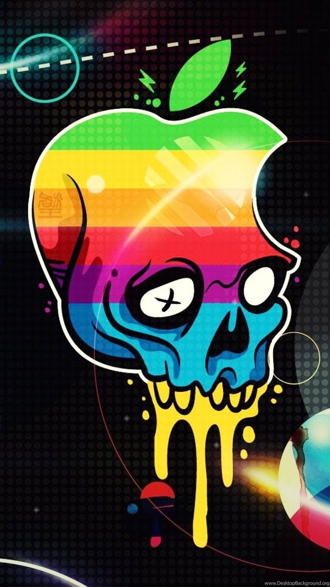 Apple Iphone 6s Wallpapers  Graffiti  Skull  Logo Desktop 