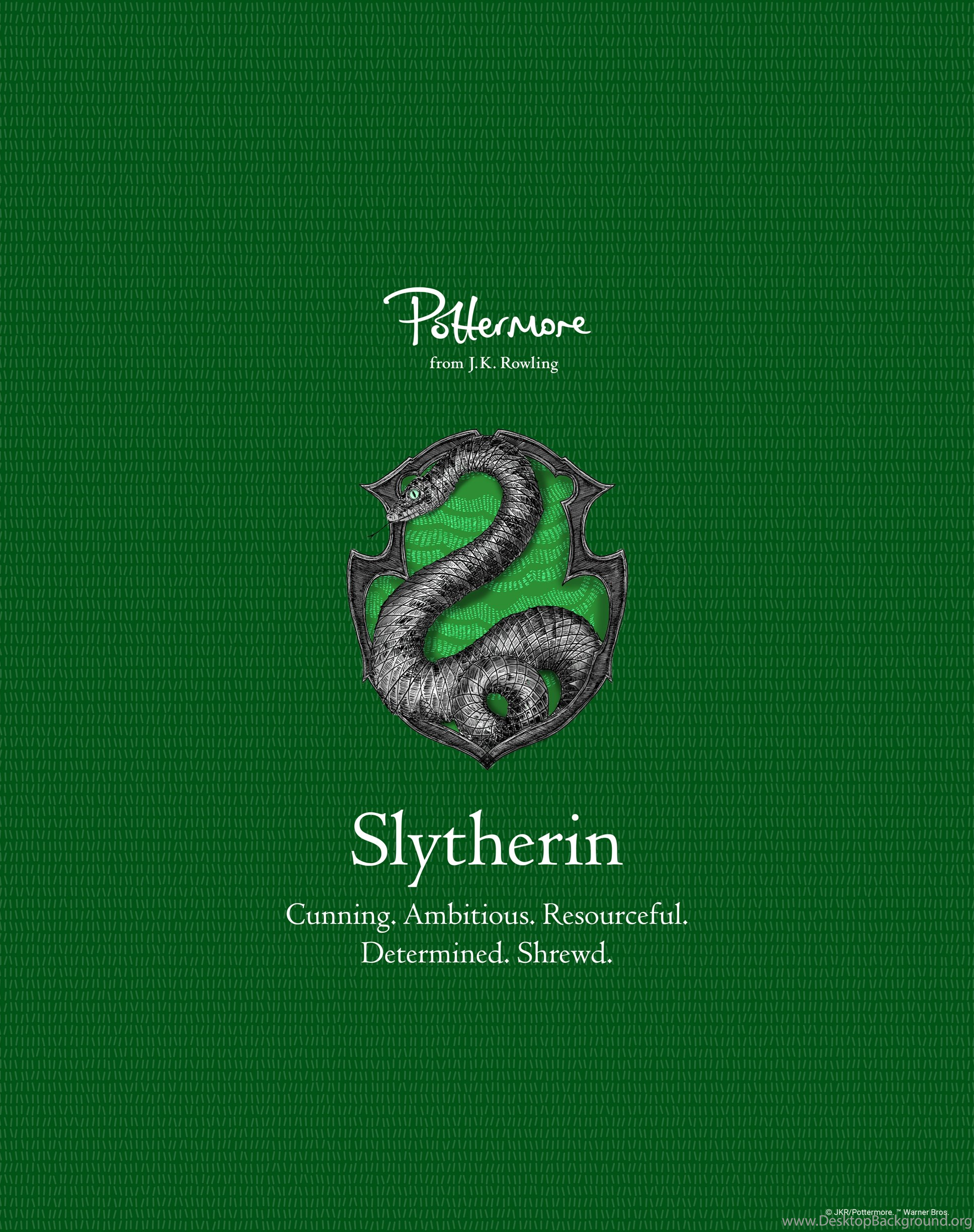 Pottermore Slytherin Images Pack Desktop Background