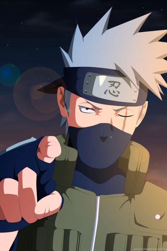 Download Wallpapers 640x960 Naruto Shippuden, Naruto, Kakashi ...