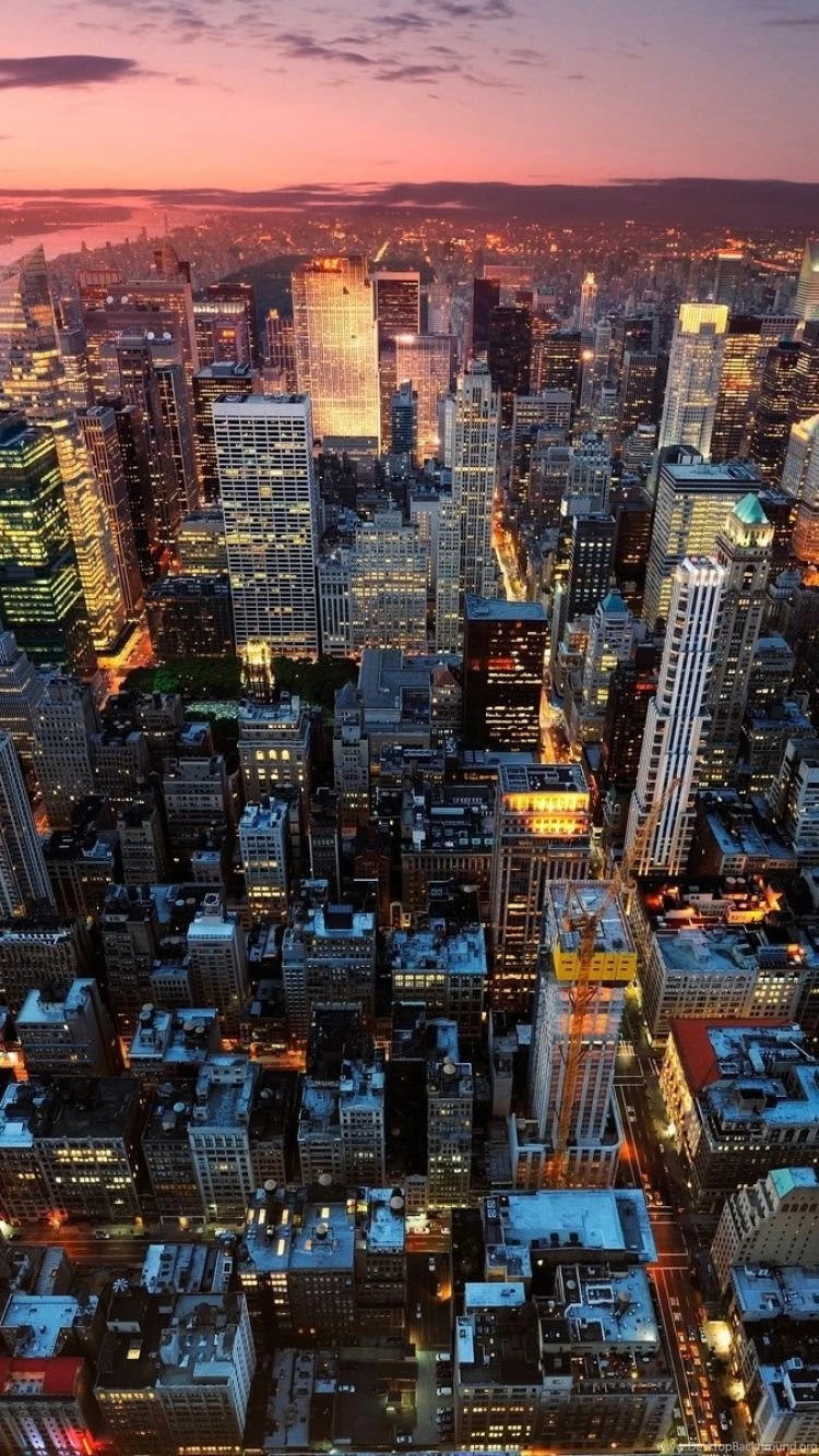 Download Wallpapers 750x1334 Los Angeles, View, Top View, Night ...