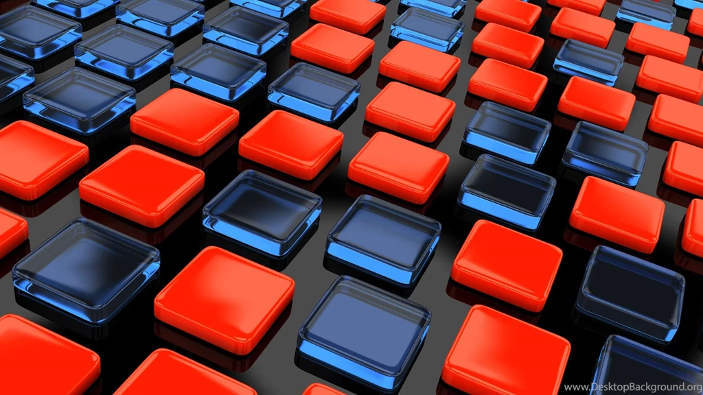 Desktop Wallpapers · Gallery · 3D Art · Glass Tablets
