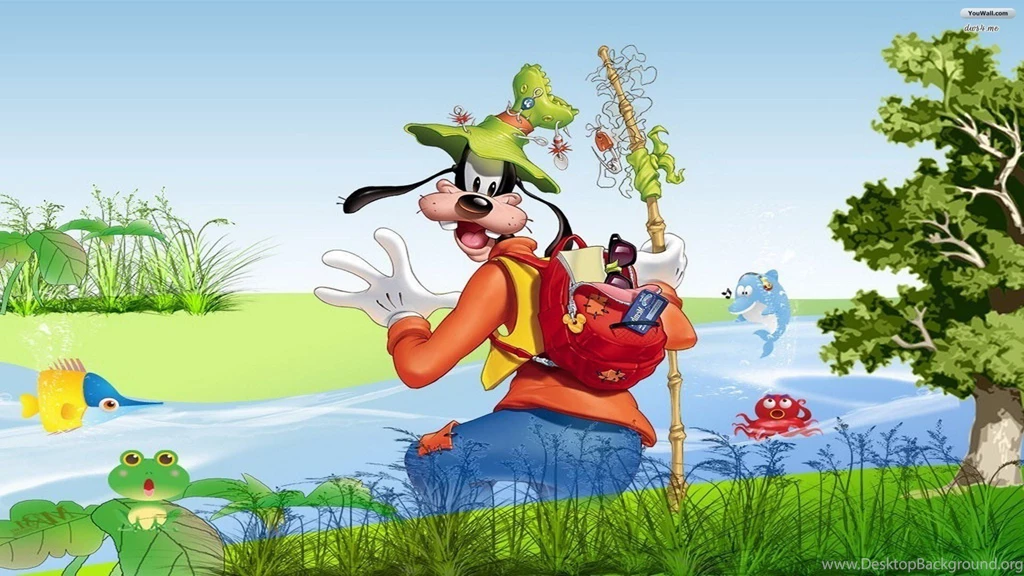 YouWall Goofy Goes Fishing Wallpapers Wallpaper,wallpapers,free ...