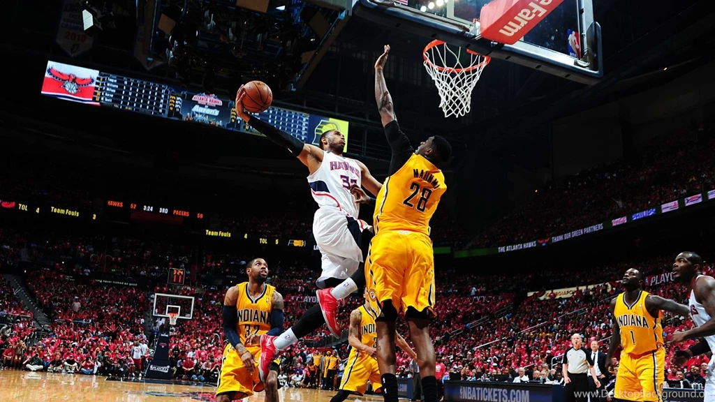 Download Wallpapers 1920x1080 Mike Scott, Nba Playoffs, Nba Full HD ...