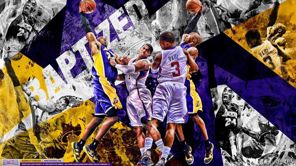 Kobe Bryant Dunk On Chris Paul Wallpapers