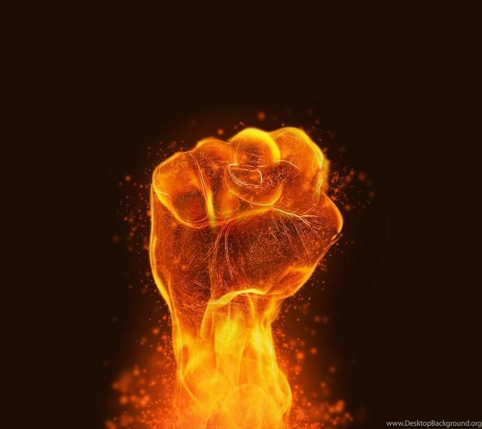 Fire Fist Power Tablet Phone Wallpaper Backgrounds Album Art For ...