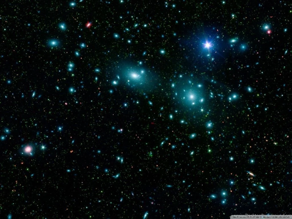 Blue Stars In Space HD Desktop Wallpapers : Fullscreen