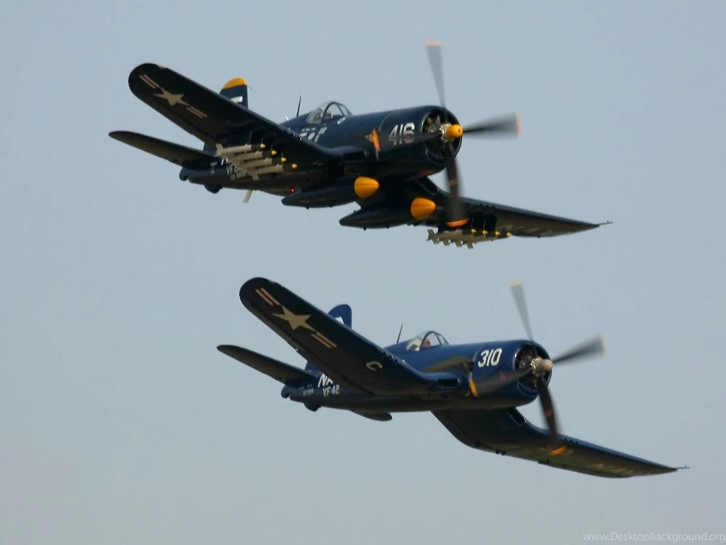 US Naval Propeller Fighter Wallpapers