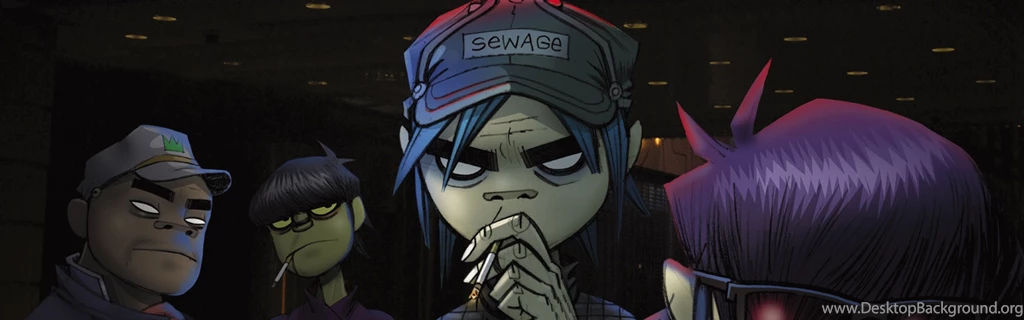 Dual Wide Gorillaz Wallpapers HD, Desktop Backgrounds 3840x1200