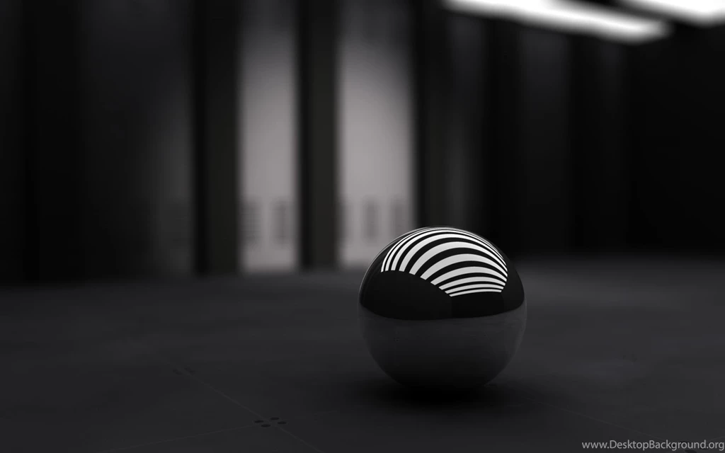 3D Black Ball Wallpapers