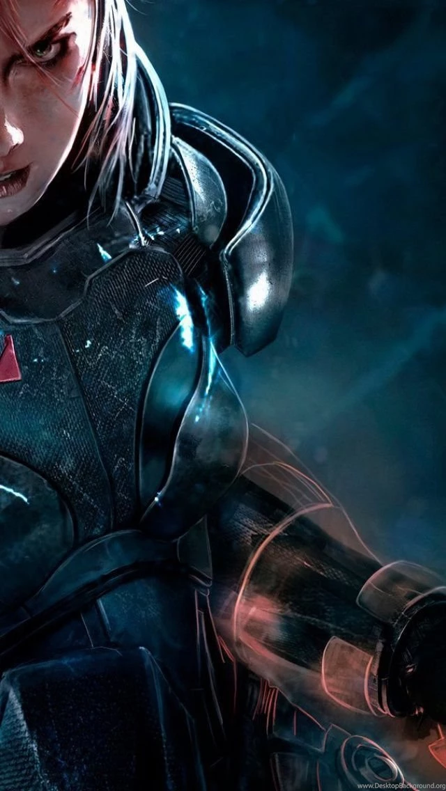 Female Shepard iPhone 5 Wallpapers